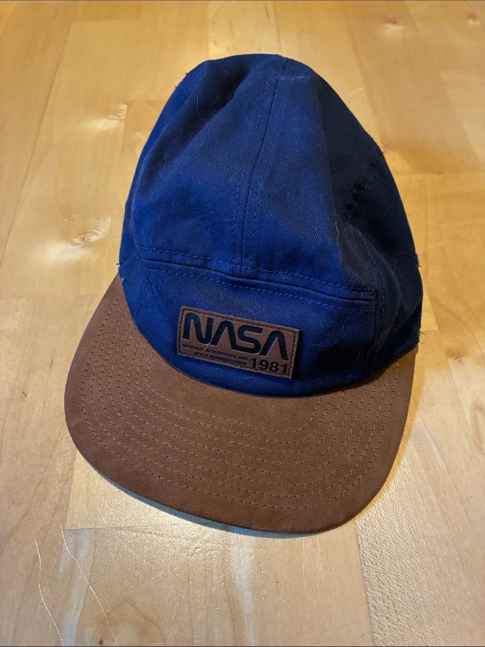 MAD Engine Navy Blue Five-Panel Cap NASA. Youth small